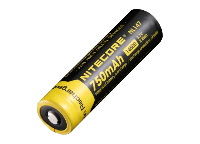 Акумулятор 14500 (750mAh) Nitecore NL147 Фото 1