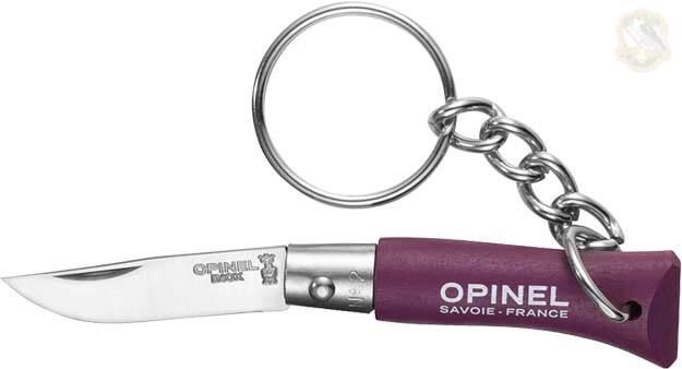 Нож Opinel Keychain №2 Inox, фиолетовый Фото 1