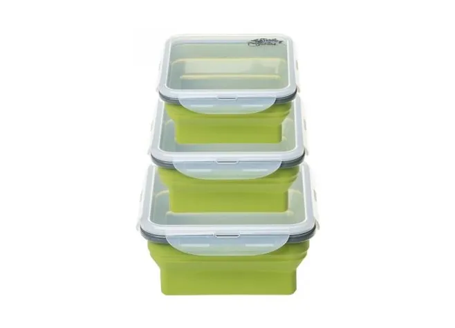 Набор из 3х силиконовых контейнеров Tramp (400/700/1000ml) Фото 2