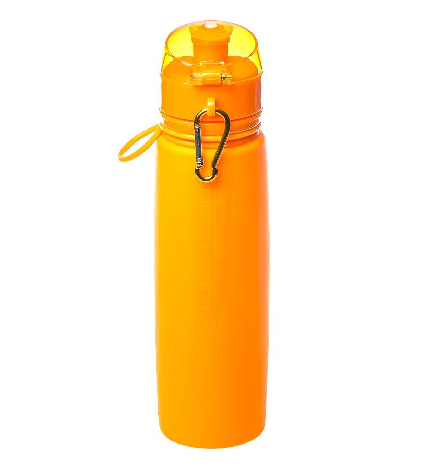 Бутылка силиконовая Tramp 700ml orange Фото 1