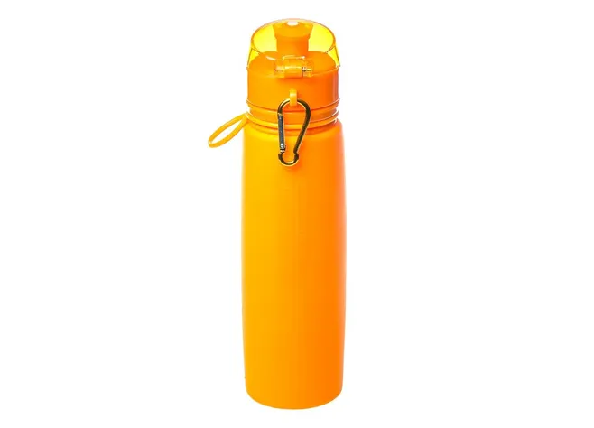 Бутылка силиконовая Tramp 700ml orange Фото 1