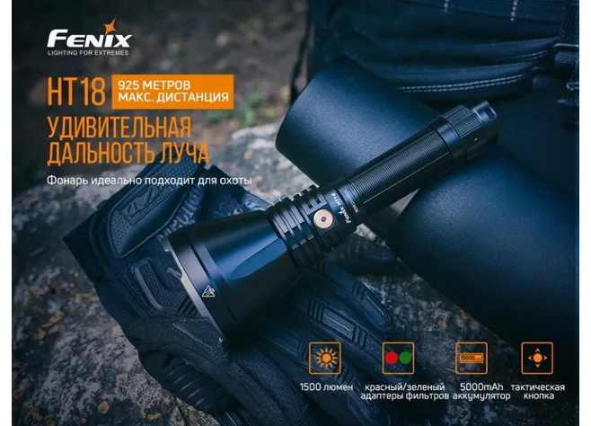 Ліхтар Fenix HT18 CreeEXHP35 HI Фото 2