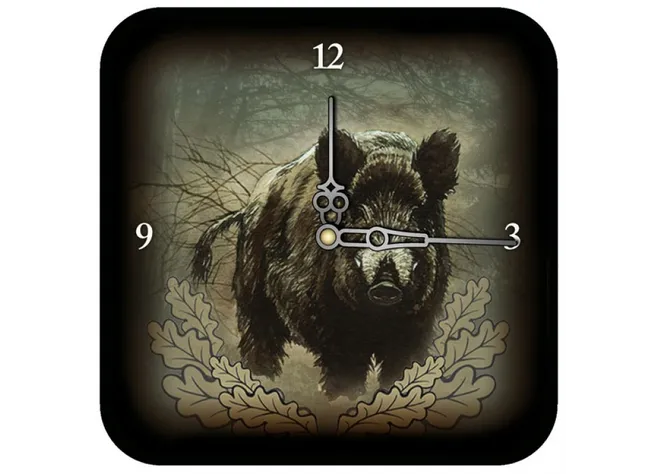 Настінний годинник Wild Zone 18x18cм Фото 2