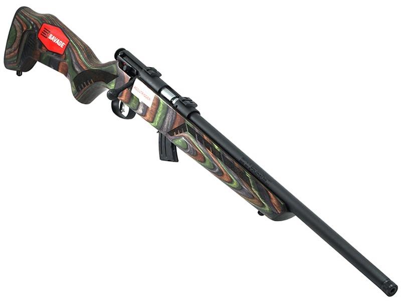 Гвинтівка малокаліберна Savage 93 Minimalist 18" кал. 22WMR зелена Фото 1