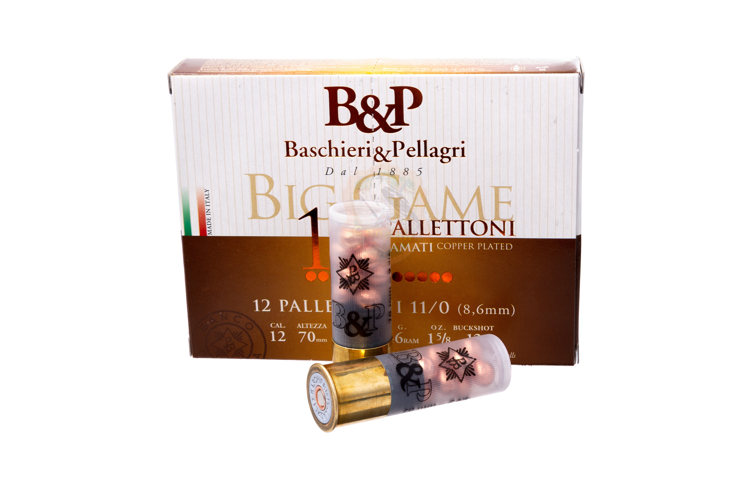 Картечь B&P BIG GAME PALLETTONI (12P) к.12/20/70 №11 45гр Фото 1