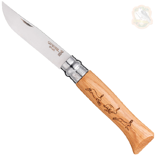 Нож Opinel №8 Animalia "Заяц" Фото 1
