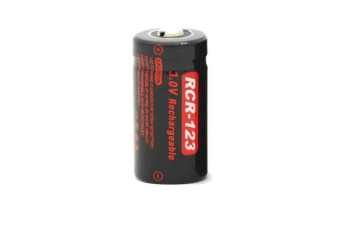 Акумулятор Soshine RCR123 650mAh 3.0V Li-Ion Фото 1