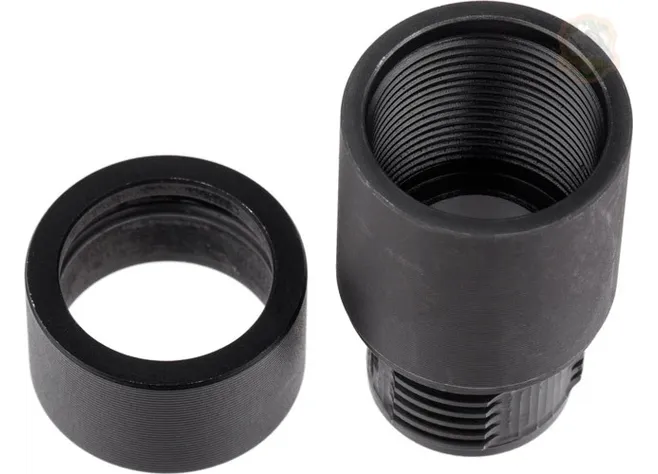 Адаптер A-TEC A-Lock Mini Thread для саундмодератора Optima-45. Різьба - 5/8"-24 UNEF Фото 1