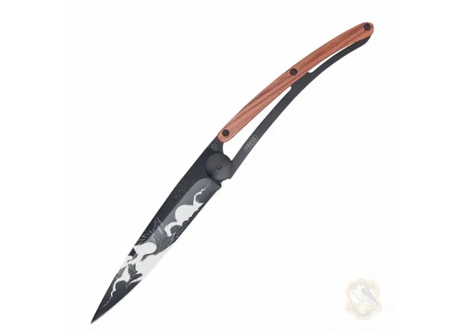 Ніж DEEJO TATTOO BLACK 37G, THE FLIGHT Фото 1