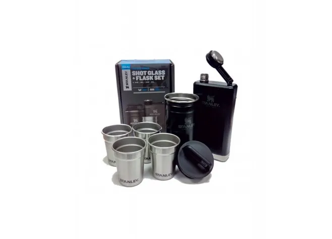 Набор 2 фляги + рюмки Stanley Adventure Matte Black Фото 2
