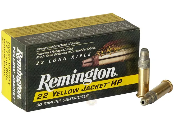 Набій Remington Yellow Jacket Hyper Velocity кал .22 LR куля Hollow Point 33 гр Фото 1