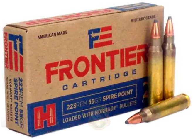 Патрон Hornady Frontier кал. 5.56/45 (.223 Rem) пуля SP масса 55 гр (3.6 г) Фото 1