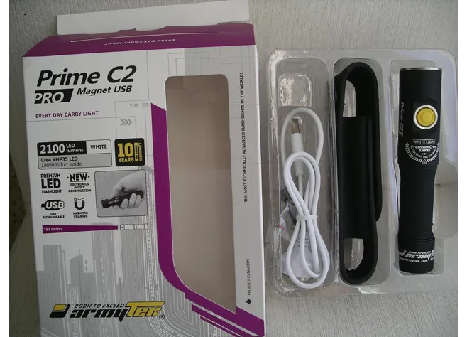 Ліхтар Armytek Prime C2 Pro Magnet USB Фото 2