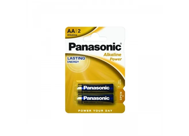Батарея Panasonic ALKALINE POWER AA BLI 2 Фото 1