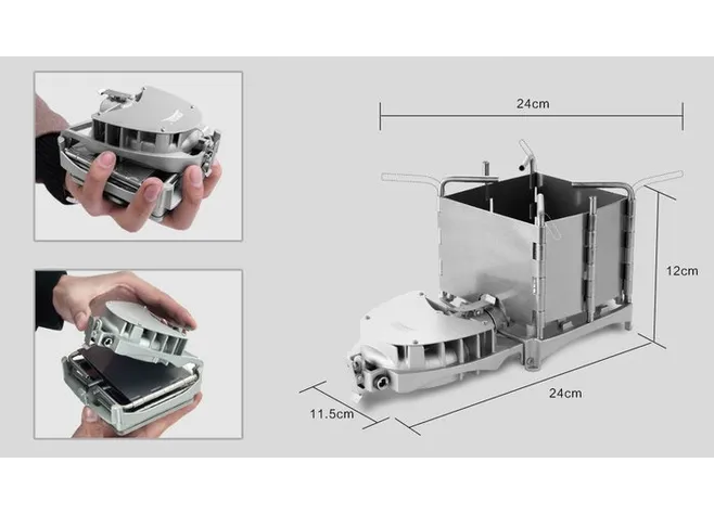 Твердопаливна піч з турбiною та живленням BRS-116 Фото 2