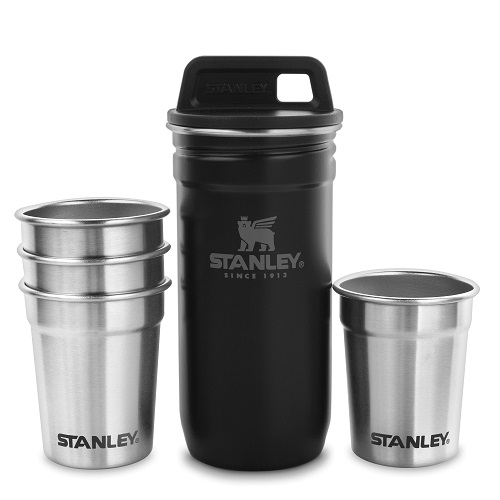 Набор фляга + рюмки Stanley Adventure black Фото 1