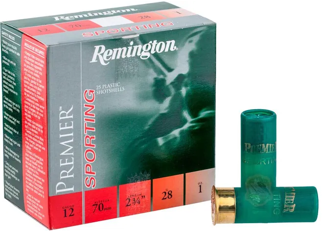 Набій Remington Premier Sporting кал. 12/70 дріб №7,5 (2,4 мм) навіска 28 г Фото 1