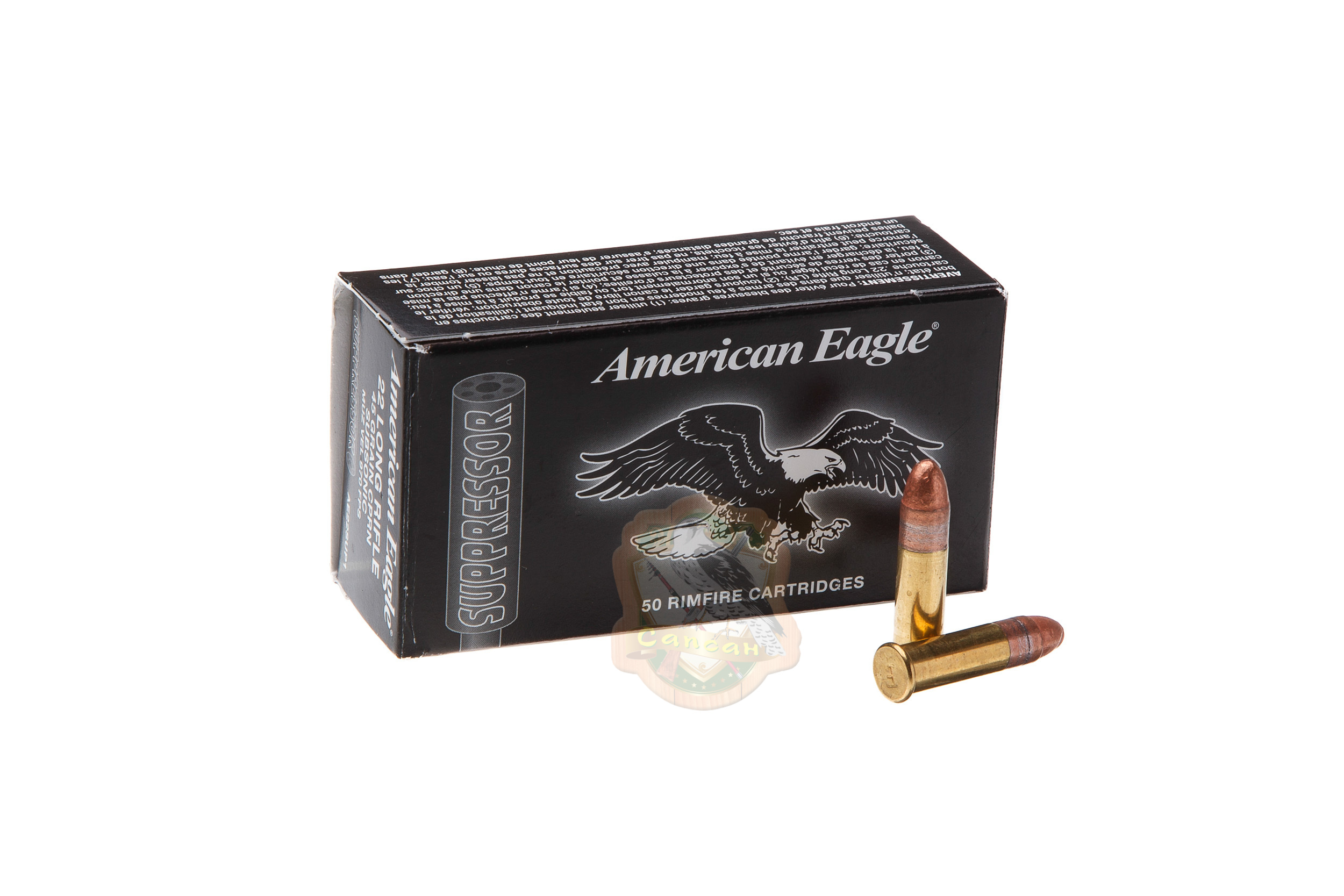 Патрон Federal American Eagle SupressorOpt 22LR Solid 2,92гр (45GR) Фото 1