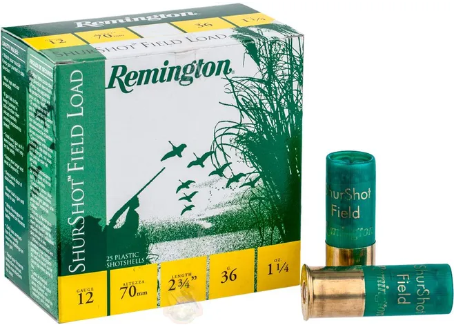 Патрон Remington Shurshot Field Load кал. 12/70 дробь №2 36 г Фото 1