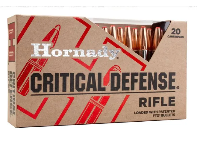 Патрон Hornady Critical Defense кал. 223 Rem куля FTX маса 73 гр (4,73 г) Фото 1