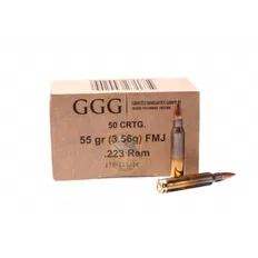 Набій нарізний GGG кал.223Rem FMJ 55gr, 3.56 г