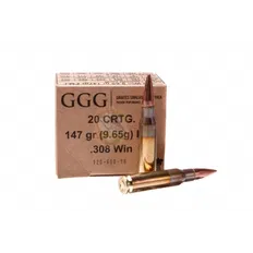 Набій нарізний GGG кал.308Win FMJ 9.65 гр (147GR)