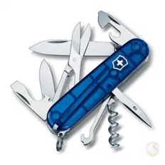 Нож Victorinox Swiss Army Climber синий прозрачный