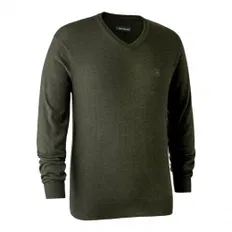 Кофта DeerHunter Kingston Knit with V-Neck (Green Melange)