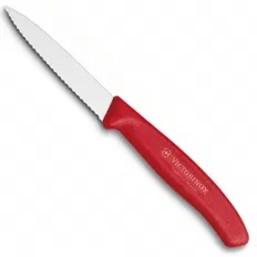 Ніж кухонний Victorinox SwissClassic 8см, червоний