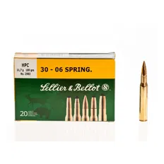 Патрон Sellier & Bellot кал. 30-06 куля HPC маса 11,7 г/180 гр