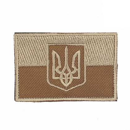 Нашивка M-Tac Флаг Украины с гербом Khaki