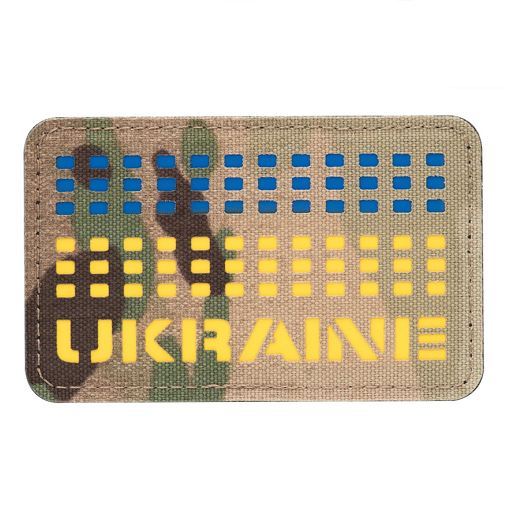 Нашивка M-Tac Ukraine Laser Cut Multicam/Yelow/Blue 