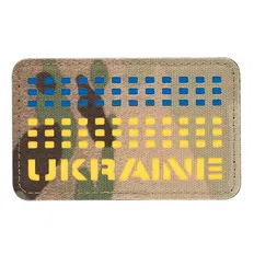 Нашивка M-Tac Ukraine Laser Cut Multicam/Yelow/Blue 