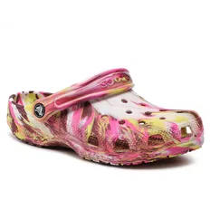 Крокси Crocs Marbled 206867 elektric/pink 