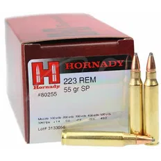 Набій Hornady кал .223 Rem куля SP маса 55 гран/3,56 г