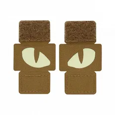 Нашивка M-Tac Tiger Eyes Laser Cut (пара) Coyote