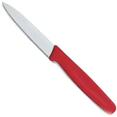 Ніж Victorinox Standart 8см, серрейтор, червоний