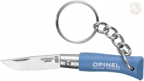Ніж Opinel Keychain №2 Inox, блакитний