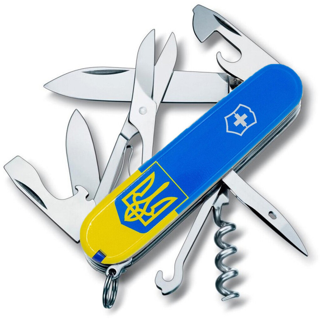 Ніж Victorinox Climber Ukraine Герб на прапорі