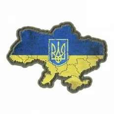 Нашивка M-Tac Україна з гербом жовто-синя