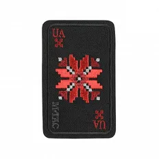 Нашивка M-Tac Вишиванка Black/Red