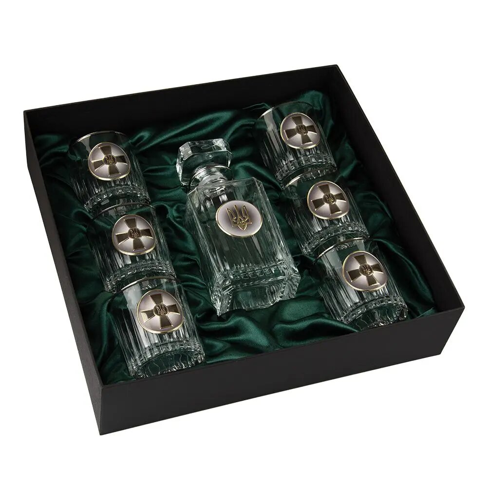 Набір для віски Boss Crystal ЗСУ 7 предметів