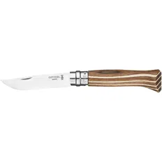 Нож Opinel №8 VRI Laminated коричневый