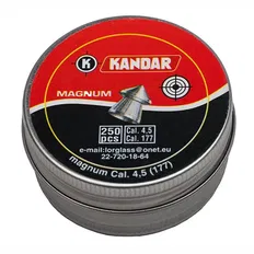 Кулі Kandar Magnum 4.5 мм 250 шт 0,51 гр гострі