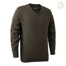 Кофта DeerHunter Brighton Knit V-neck (383 Dark elm)