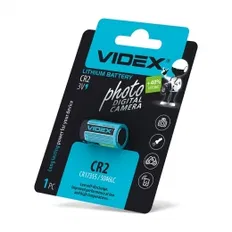Батарейка VIDEX CR2 1pcs blister card