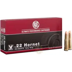 Набій RWS кал .22 Hornet куля VMS маса 46 гр (3 г)