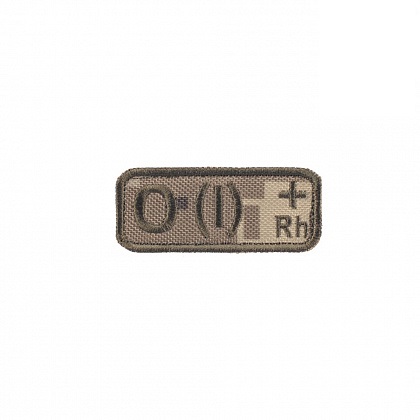 Нашивка M-Tac група крові O( I Rh+ ) MM14