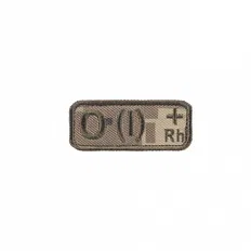 Нашивка M-Tac група крові O( I Rh+ ) MM14 