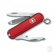 Нож Victorinox RALLY красный, Skai чехол